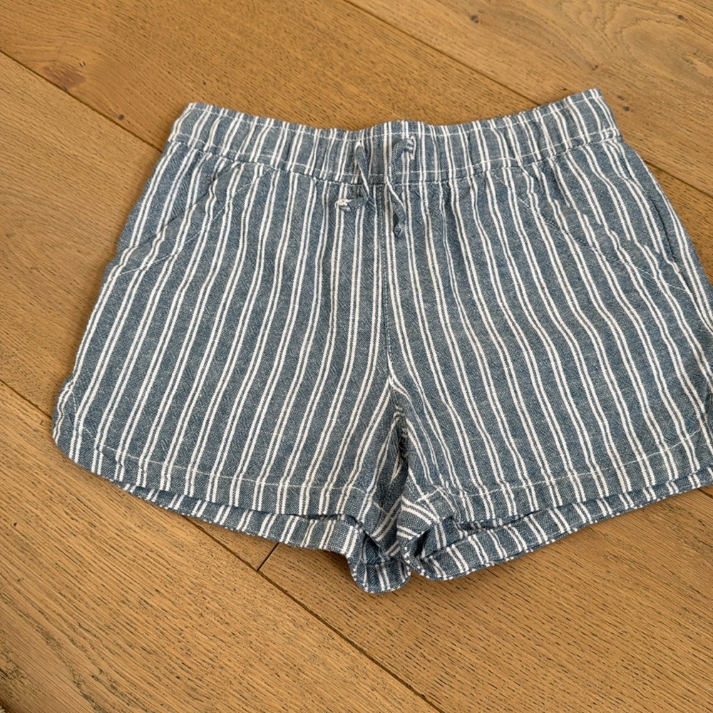 Old Navy - Girls Striped Linen Shorts - Medium/8